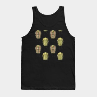 Trilobite Illustration Pattern Tank Top